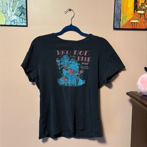 Y2K Black Graphic Tee